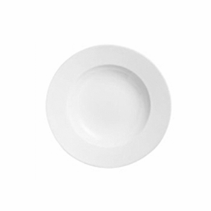 Тарелка глубокая «Олеа»; материал: фарфор; 330 мл; диаметр=245, высота=44 мм; белый