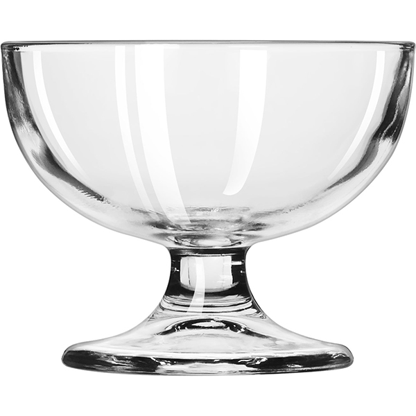 Креманка «Примавера»; стекло; 280 мл; диаметр=108/77, высота=85, длина=15 мм; прозрачный