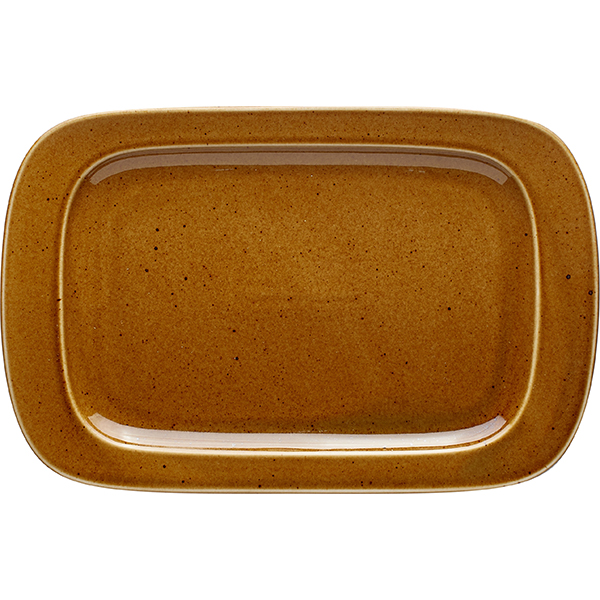Блюдо прямоугольное «Кантри Стайл»; материал: фарфор; высота=1, длина=32 см.; зеленый