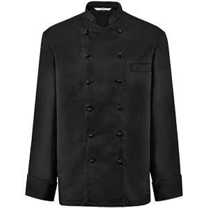 Куртка поварская размер M б/пуклей; полиэстер,хлопок; черный