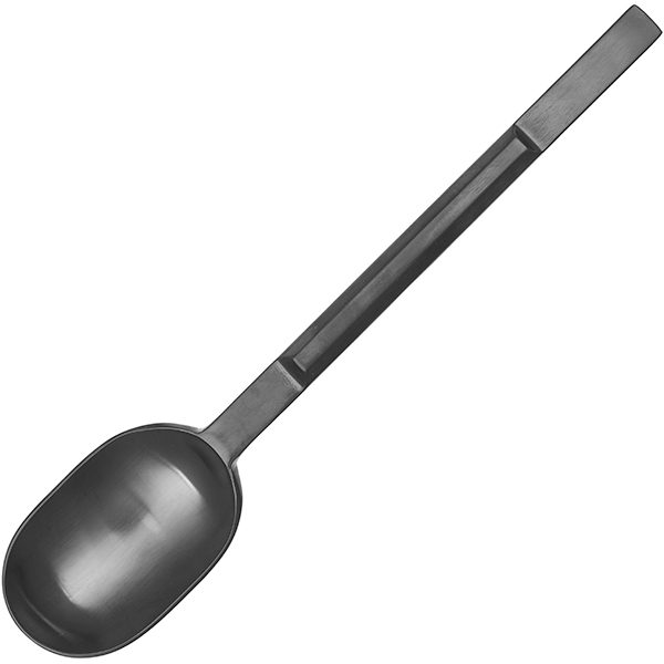 Ложка столовая «Койчи»; сталь нержавеющая; черный