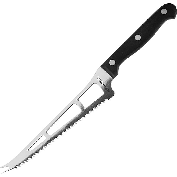 Нож для сыра; сталь нержавеющая,полиоксиметилен; L=23/10см; металлический ,синий