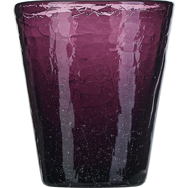 Стакан «Колорс»; стекло; 310мл; фиолетовый