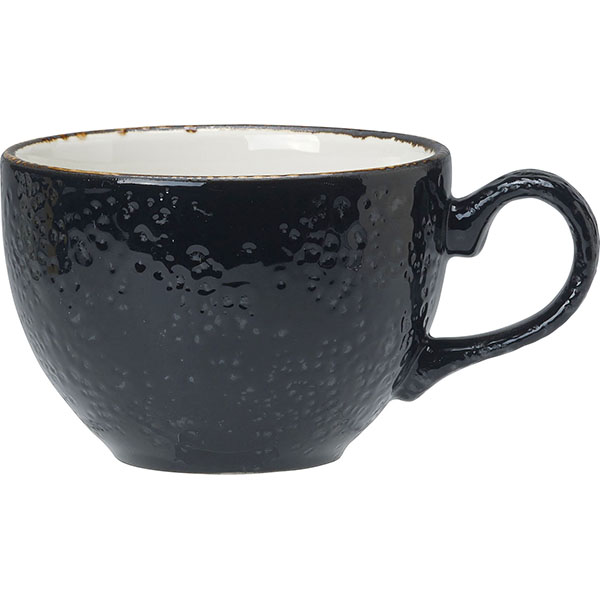 Чашка чайная «Крафт лакрица»; фарфор; 227мл; черный