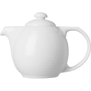 Чайник «Портофино»; фарфор; 380мл; D=6.5,H=12,L=17,B=11.5см; белый