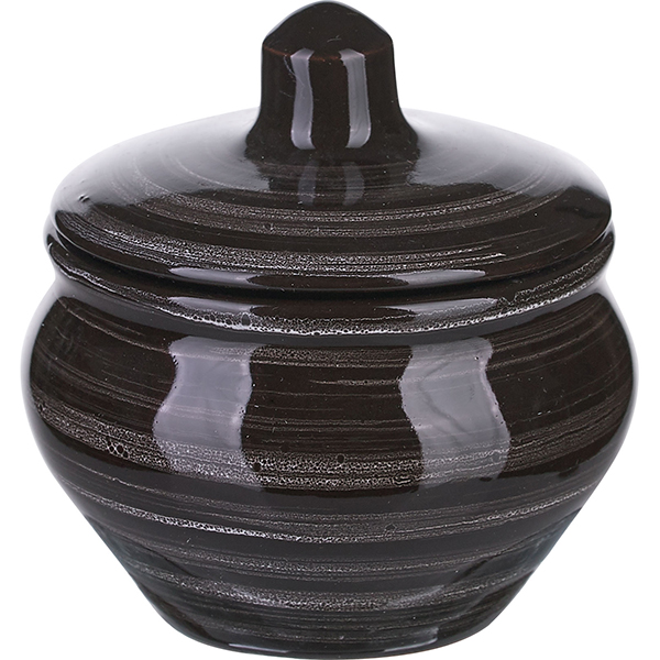 Горшок для запекания «Маренго»; керамика; 200мл; D=9.5см; коричневый
