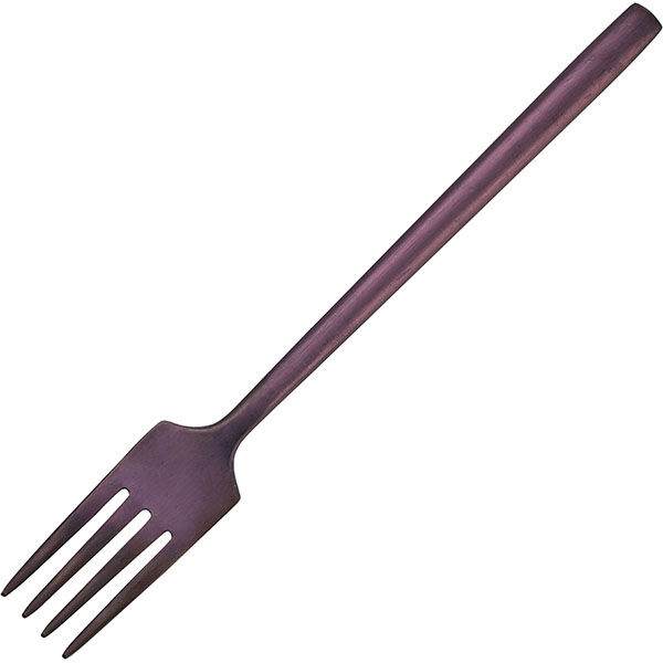 Вилка столовая «Саппоро бэйсик»; сталь нержавеющая; ,L=19см; фиолетовый, матовый