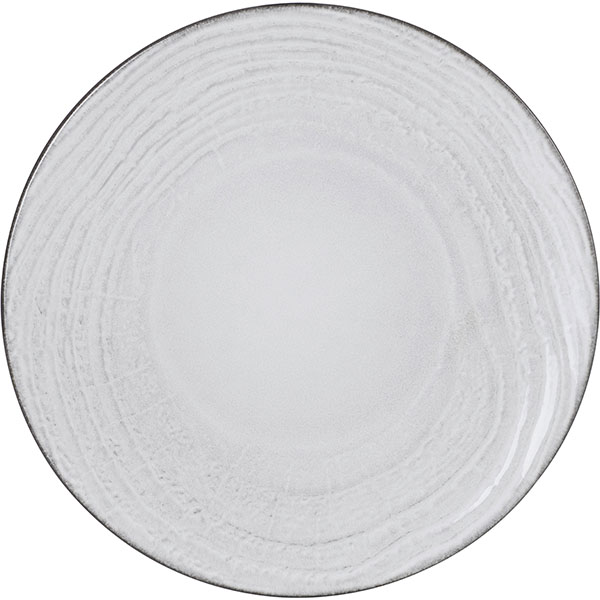 Тарелка десертная «Свелл»;  керамика;  D=21,5см;  белый