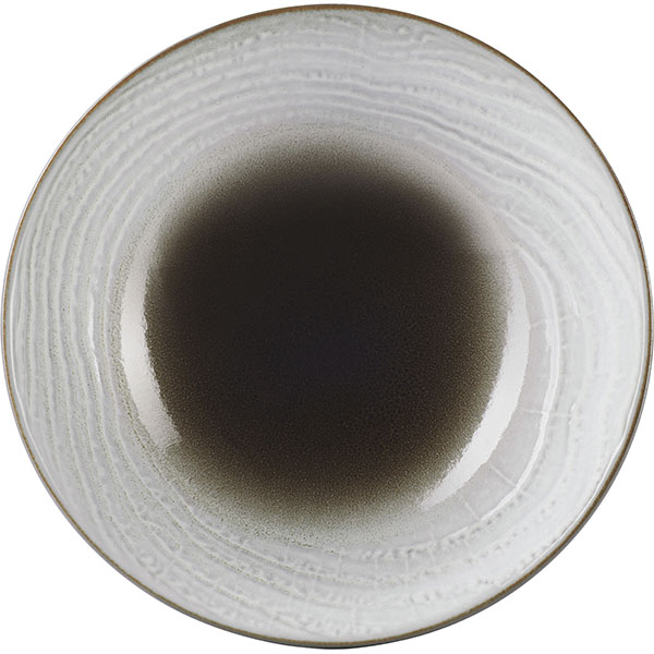 Тарелка глубокая «Свелл»; керамика; D=19см; коричневый 