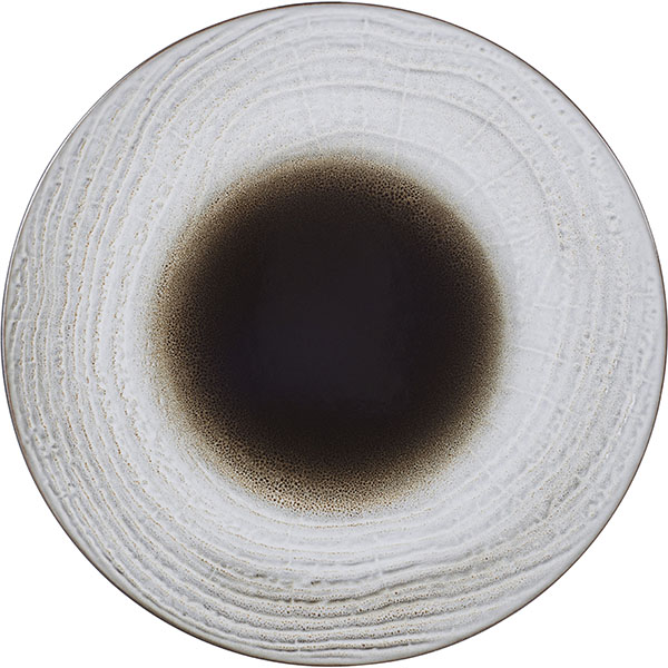 Тарелка «Свелл»; керамика; D=310,H=34мм; коричневый 