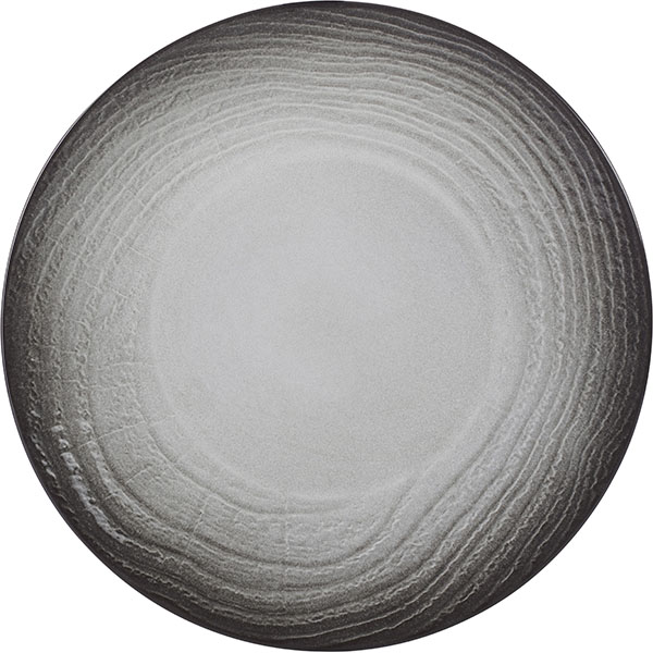 Тарелка «Свелл»;  керамика;  D=310,H=34мм;  черный