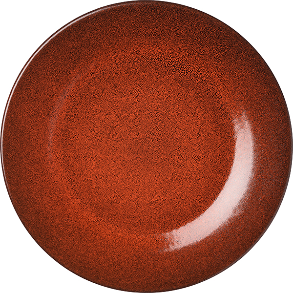 Тарелка «Млечный путь оранжевый»   фарфор   D=24,H=2см KB