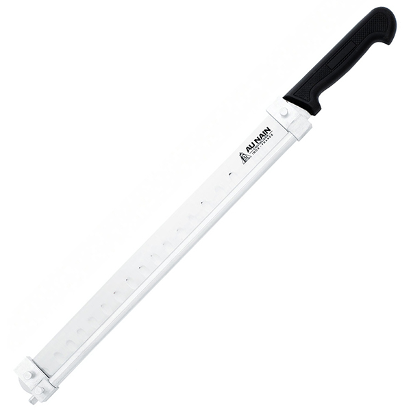 Нож для тонкой нарезки регулируемый до 4мм;  сталь нержавеющая,пластик;  ,L=40см