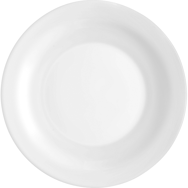 Тарелка пирожковая «Кейрвейр»; стекло; D=155,H=16,8мм; белый