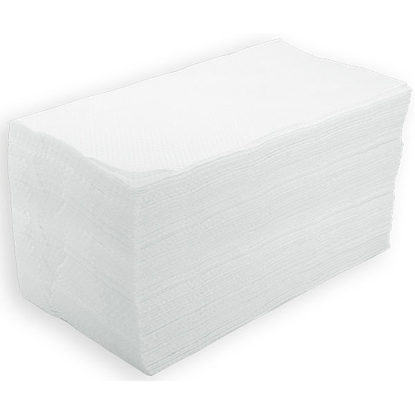 Полотенца бумажные V-укладка 2-слойный [200 шт]  ,L=22,5, B=11,5см  белый Torus