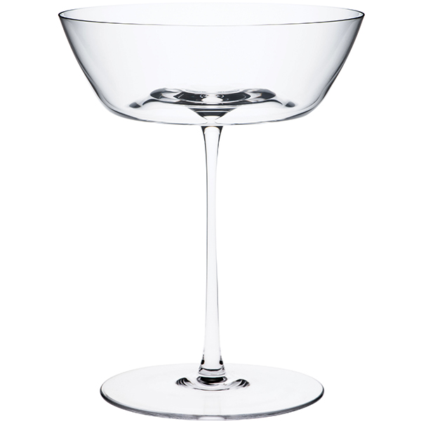 Шампанское-блюдце «Санторини»; хрустальное стекло; 230мл; D=10,6,H=15,2см; прозрачный