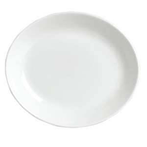 Блюдо овальное «Тэйст вайт»; материал: фарфор; высота=25, длина=225, ширина=190 мм; белый