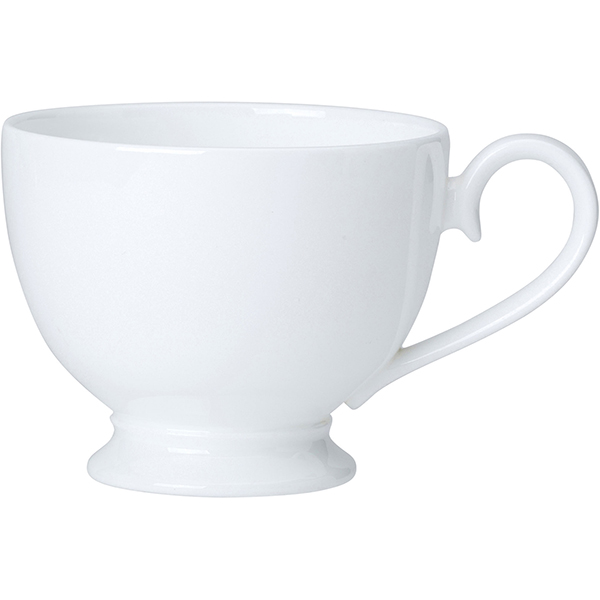 Чашка чайная на ножке «Классик Вайт»  костяной фарфор  220мл William Edwards