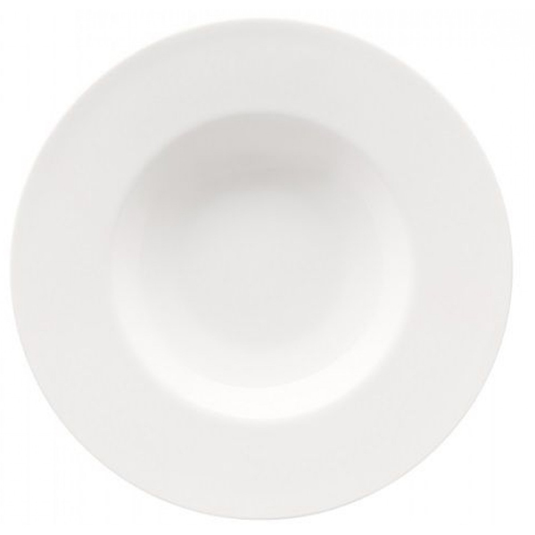 Тарелка для пасты «Джейд»;  фарфор;  D=26см;  белый