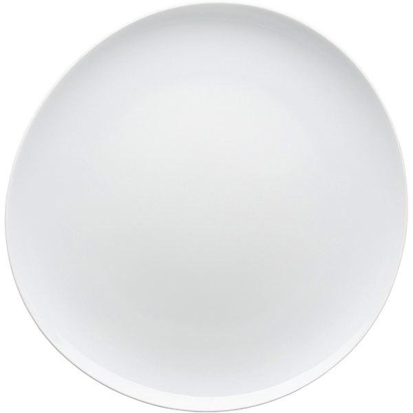 Тарелка мелкая;  фарфор;  D=27см;  белый