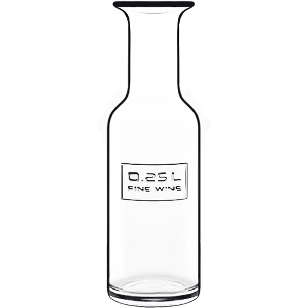 Бутылка для вина без крышки «Оптима»  стекло  250мл BL