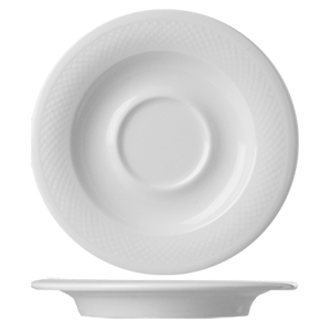 Блюдце «Портофино»; материал: фарфор; диаметр=13, высота=2 см.; белый