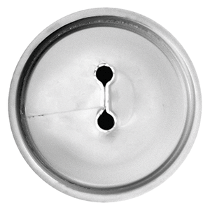 Насадка кондитерская «Двойная нить»; сталь нержавеющая; D=22/8, H=38мм; металлический