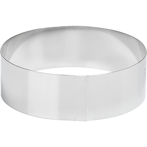 Кольцо кондитерское; сталь нержавеющая; D=140, H=45мм; металлический