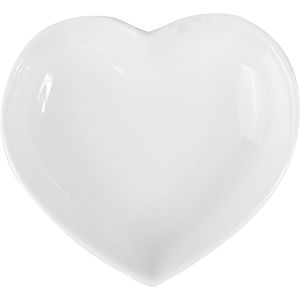 Блюдо-сердце для комплимента «Кунстверк»  фарфор  , H=11, L=78, B=65мм Kunstwerk