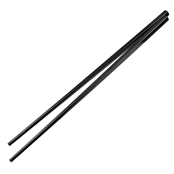 Китайские палочки 10 пар, многоразовые  пластик  , L=270, B=6мм Prohotel