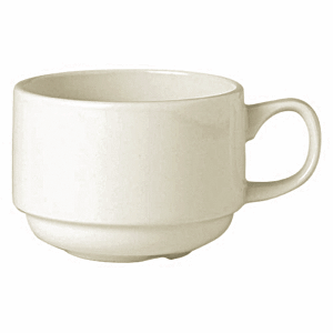 Чашка кофейная «Айвори»; фарфор; 100мл; D=65, H=50, L=85мм; слон.кость