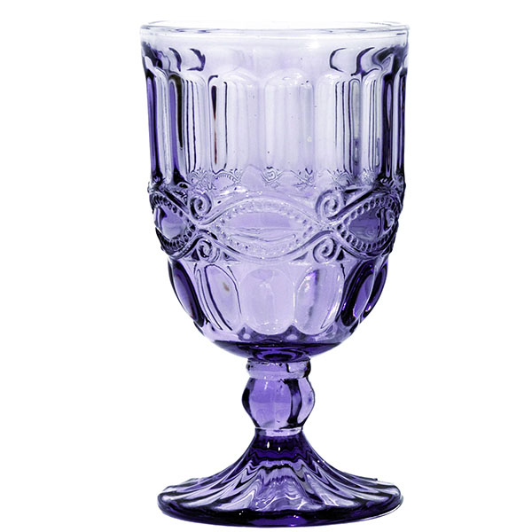 Бокал для вина «Соланж»; стекло; 275мл; D=80, H=146мм; фиолет.