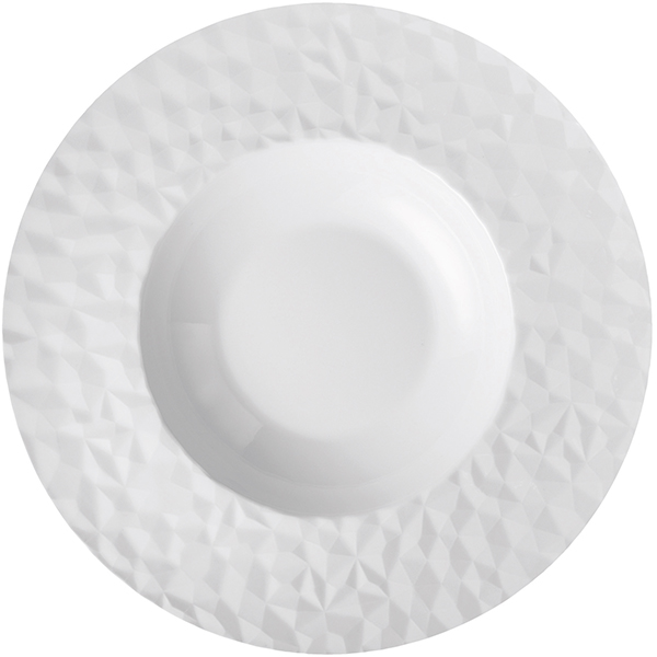 Тарелка для пасты «Гесперис»; фарфор; D=260, H=45мм; белый