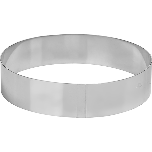 Кольцо кондитерское; сталь нержавеющая; D=160, H=45, B=170мм; металлический