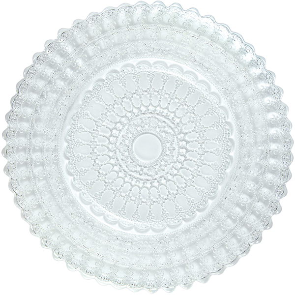 Тарелка пирожковая «Гелиос»; стекло; D=16см; прозрачный