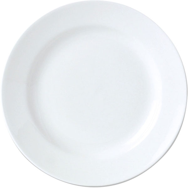 Тарелка «Симплисити вайт-Хармони»; материал: фарфор; диаметр=30.3 см.; белый