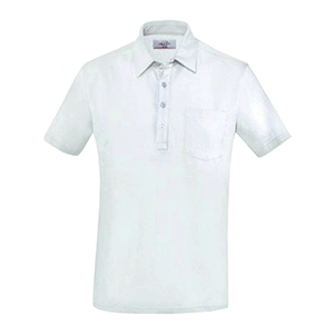 Рубашка поло мужская, размер L  хлопок, эластан  белый Greiff