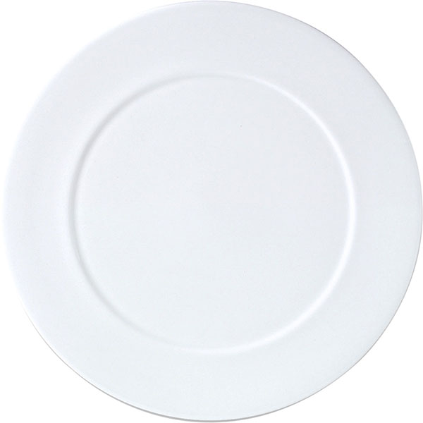 Тарелка для презентаций «Симплисити Вайт»; материал: фарфор; диаметр=30.5 см.; белый
