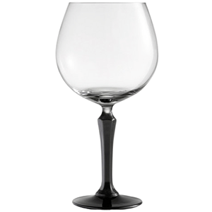 Бокал для вина «СПКСИ Блек»; стекло; 0, 58л; D=10, 3, H=20, 3см; прозрачный, черный