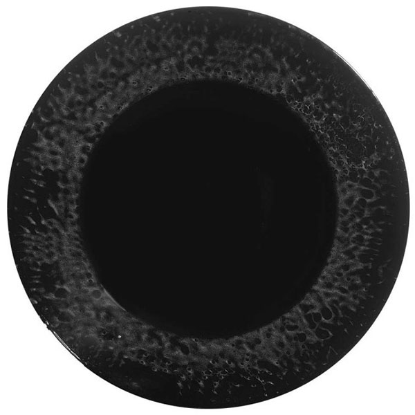 Тарелка для пасты «Нанокрем Блэк»; фарфор; 450мл; D=270, H=57мм; черный