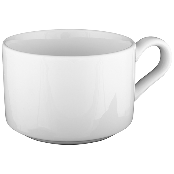 Чашка чайная «Белая» Практик  фарфор  250мл Башкирский фарфор