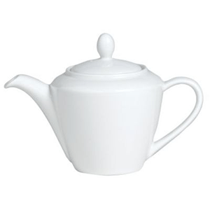 Чайник «Симплисити» с крышкой; фарфор; 0, 6л; D=65мм; белый