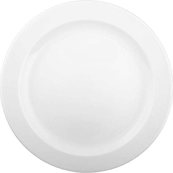 Блюдо «Белая» Принц  фарфор  D=305, H=34мм Башкирский фарфор