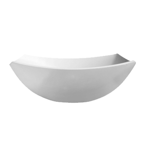 Салатник «Квадрато»; стекло; 0, 5л; , H=5, L=16, B=16см; белый