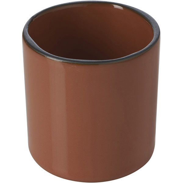 Стакан для горячих напитков «Карактэр»; керамика; 80мл; D=58, H=58мм; коричнев.