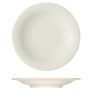 Тарелка мелкая «Рафинез»; материал: фарфор; диаметр=21 см.; слоновая кость