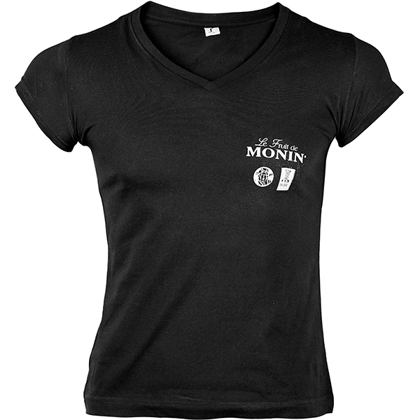 Футболка размер (M)женская «Монин»  цвет: черный  Monin accessories