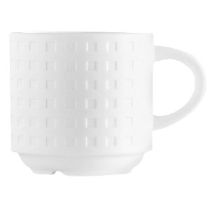 Чашка чайная «Сатиник»; фарфор; 180мл; D=78, H=55, L=100мм; белый