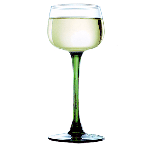 Бокал для вина «Вин дю Рин»; стекло; 150мл; D=6, H=16см; прозрачный, зелен.