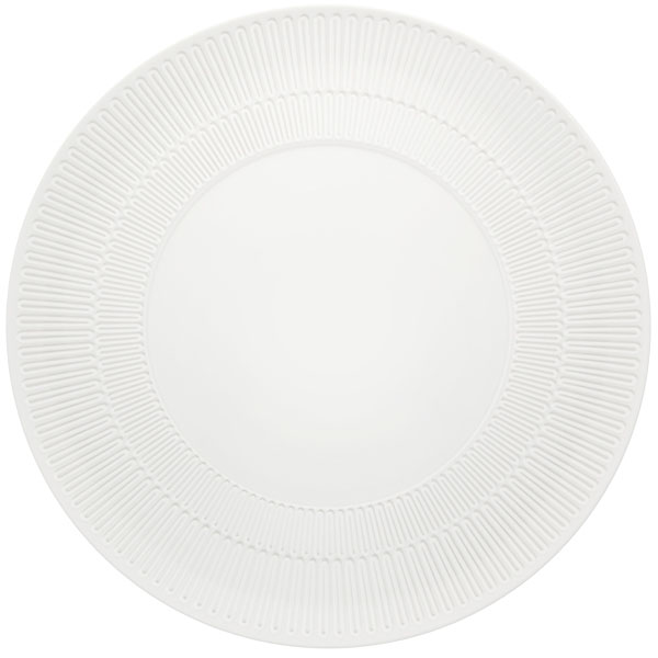 Тарелка десертная; фарфор; D=281, H=25мм; белый